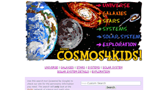 Desktop Screenshot of cosmos4kids.com